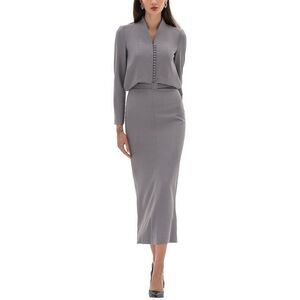 Bgl Womens Midi Dress, Gray